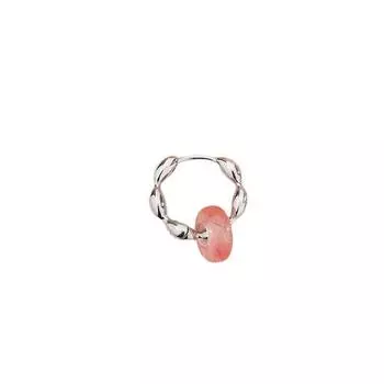 Olive Beads Strawberry Crystal Ear Buckle New Chinese Personality Neutral Circle Jade Earrings Women S Safety Buckle Hetian Jade Earrings Copper