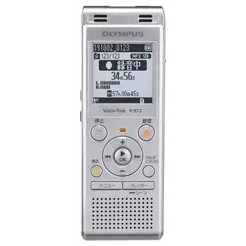 OM SYSTEMOlympus OLYMPUS стерео IC диктофон microsd Voice Trek V-872 Silver 4 ГБ