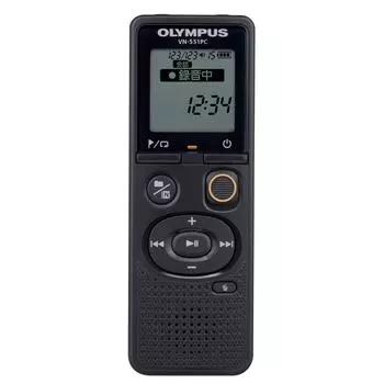 OM SYSTEMOlympus Olympus usbmicrob Voice Trek VN-551PC BLK Запись встречминутызапись доказательствзапись занятийизучение языковкараокепамяткаcovera