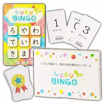omonogawa | Shiritori BINGO eco бинго карты 10 штук размер открытки размер визитной карточки развивающие игрушки тренировка мозга раннее детское образование раннее