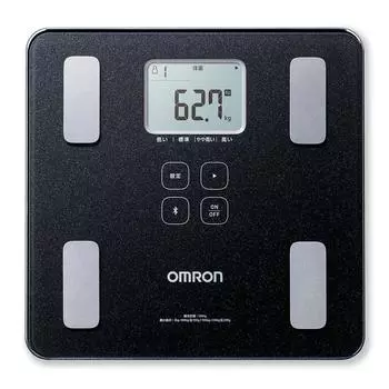 OMRON Weight Body Composition Meter Shiny Black HBF-227T-SBK