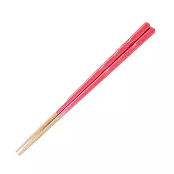 on FUJIEI Really chopsticks for adults 23cm Pink glitter Painted chopsticks made by chopstick craftsmen Made in Japan Dishwasher safe [Featured TV]
