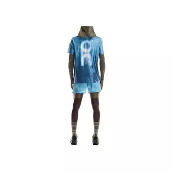 On X Pleasures Collaborati X The Loop Collaborati SS25 Мягкие Удобные Минималистичные Универсальные Спортивные Шорты Мужские шорты Синие 1MF10343858 S