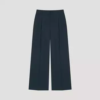 Она S Miss Basic One Tuck Wide Set Up брюки SwSSlo21040 Dl dark blue/66