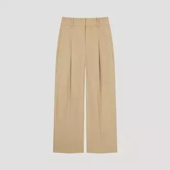 Она S Miss Daily One Tuck Прямые брюки SwwSlo41050 Be beige/44