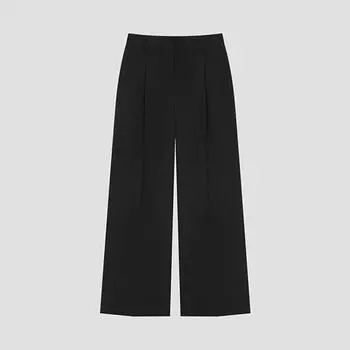Она S Miss Formal One Tuck Wide Set Up брюки SwSSlo22510 Bk blacks/55