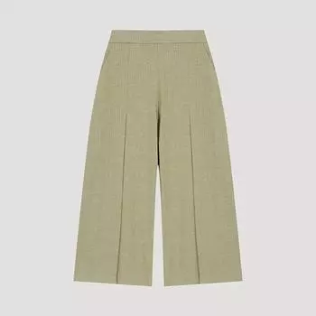 Она S Miss Inverted Pleated Culotte Pants SwwSlo41110 Kb khaki beige/55