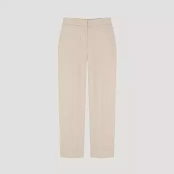 Она S Miss Минимальная задняя полоска Узкие брюки SwwSlo12010 фунтов light beige/44
