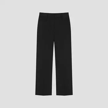 Она S Miss Минимальный разрез Узкие брюки SwwSlo22100 Bk blacks/55