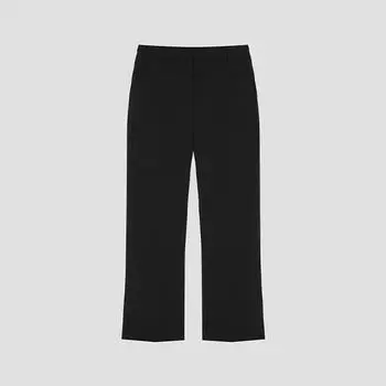 Она S miss Solid Straight Set Up брюки SwSSlo21030 Bk blacks/55