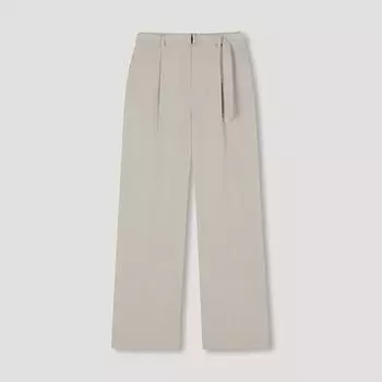[Она S пропустила] Широкие брюки с поясом SwwSlo11040 Lk light khaki/55