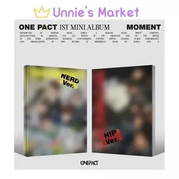 ONE PACT [MOMENT] 1-й мини-альбом (Ботан Вер., Хип Вер.) + Бесплатный подарок RANDOM