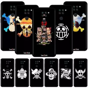 One Piece Anime Logo Phone Case For Xiaomi Redmi Note 9S 9 10 8 11 Pro 9T 8T 7 Cover for redmi k40 9A 9C Bumper Silicone Funda Redmi Note 7