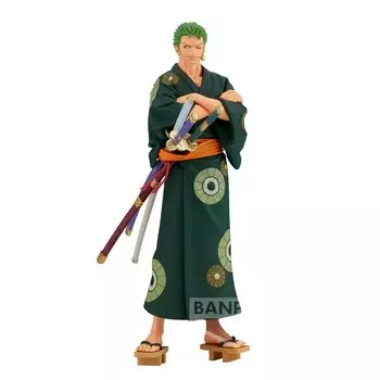 One Piece DXF THE GRANDLINE SERIES Страна Вано РОРОНОА ЗОРО Юката вер. зелёный