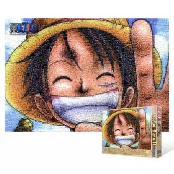 One Piece - Обезьяна Д.. Луффи [Фотомозаика] - пазл из 1000 деталей, популярный корейский пазл
