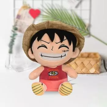 One Piece Оригинальная плюшевая игрушка Луффи Чоппер Эйс Ророноа Зоро Мультфильм Аниме Милая 8-дюймовая мягкая кукла для детей Рождественские подарки 20 см