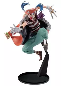 One Piece SCultures BIG Zoukei-Oh Summit Battle 4, том 4 (Багги) приблизительно. Фигура 17см с постаментом