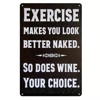 One piece, Wine is also your choice metal tin plate (8 x12 /20cm*30cm) vintage nameplate decorative wall art wall decoration чёрный