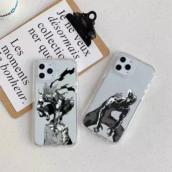 Чехол для телефона One Punch Man Garou для iPhone 11 12 Mini 13 Pro XS Max X 8 7 6s Plus 5 SE XR Прозрачный чехол iPhone13PROMAX