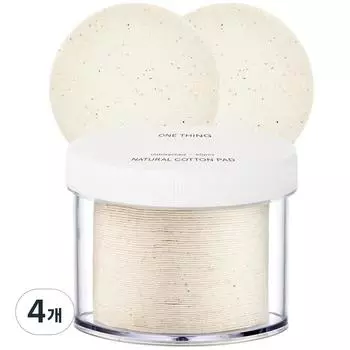 One Thing Cotton Pads, 60 pieces, 4 pieces