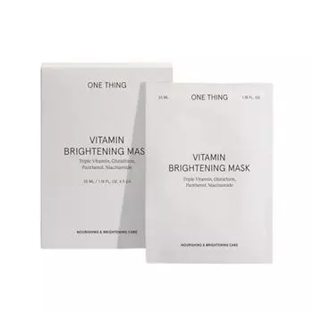 ONE THING Витаминная осветляющая маска 35 мл*5 шт.