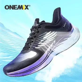 Onemix кроссовки для мужчин уличная спортивная обувь дышащие легкие женские кроссовки с воздушной сеткой верхняя противоскользящая спортивная обувь для бега