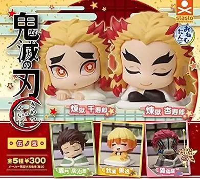 Onemutan Demon Kimetsu no Yaiba Пятый тип Полный набор из 5 подставок-камней Истребитель
