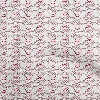 oneOone Cotton Flex Dark Rose Brown Ткань Азиатский Kawaii Швейная ткань By The Yard с принтом DIY Швейные принадлежности для одежды 40 дюймов 42 Inch Wide - Cotton Cambric бежевый