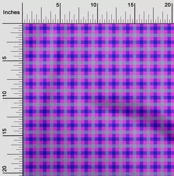 oneOone Cotton Flex Green Fabric Check Материал платья Ткань Ткань с принтом в ярдах 40 дюймов 42 Inch Wide - Viscose Chiffon зелёный