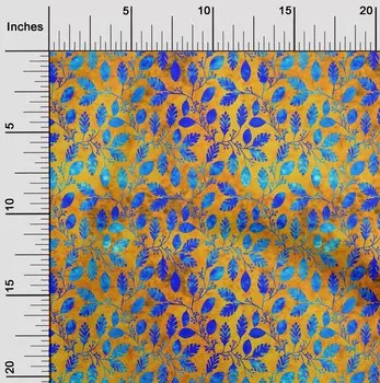 oneOone Cotton Flex Orange Fabric Batik Sewing Craft Projects Fabric Prints By Yard 40 Inch Wide - 42 Inch Wide - Viscose Chiffon оранжевый