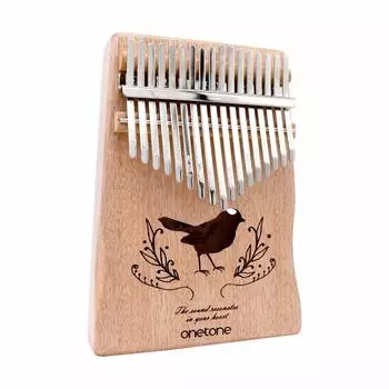 ONETONE One Tone Kalimba 17 Key Beginner Set Okume Wood Manual Нотная тетрадь (Фортепиано) ОТКЛ-01/ОК (Специальный чехол/Крест/Детская кроватка/Ключ