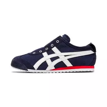 Onitsuka Tiger Mexico 66 Slip-On PS Peacoat Белые детские кроссовки Синие 1184A085-400 31.5