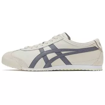 Onitsuka Tiger Mexico 66 Suede Synthetic Leather Sports Comfort Shock Absorption Low Top Casual Shoes Unisex sneaker Oatmeal 1183A201-250