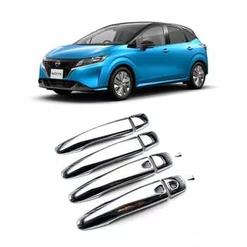 ONKYOU Новый Nissan Note e13 Для Aura NISMO Крышка дверной ручки Крышка ручки Ручка Полная крышка Тип украшения Внешний вид Хромированная зеркальная отделка Набор из 10 шт. (