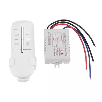 ONOFF AC180240V беспроводной приемник лампа свет RF пульт дистанционного управления переключатель (1-полосный 1000 Вт)
