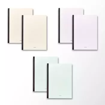 Ooguri Shiko mahora B5 thick and thin 3 colors x 2 pack (Mahora) notebook, alternating, M-B530-H6P-1