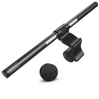 OOWOLF Monitor Light Bar 41 см ПК Настольная лампа с беспроводным пультом дистанционного управления 3 уровня цвета Плавная подсветка Высокая цветопередача Легкая в использовании память Синяя подсветка Сенсорный экран белый