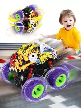 Opard Mini 4WD игрушечный динозавр мини-автомобиль пластиковая модель автомобиля дрифт-кар внедорожный вертикальный поворот на 360° 1 2 3 4 5 6 лет мальчик подарок на день рождения