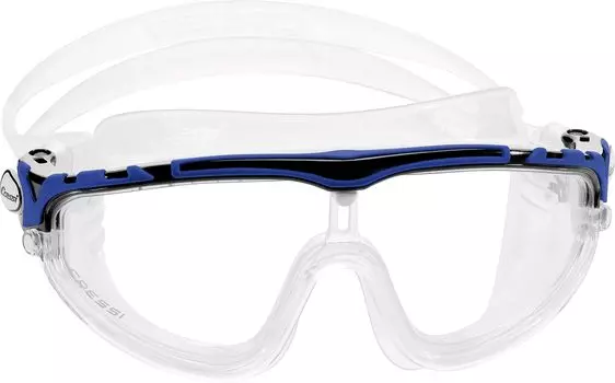 Open Water Swimming Goggles Unisex Single Eye Type Wide View UV Protection Processed Lens Blue DE203320 [Cressy] [SKYLIGHT] Clear/Black & [Genuine