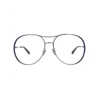 Оправа Chlo Aviator Metal Optical Frames Blue Blue Transparent One Size