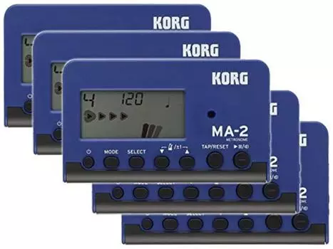 [Оптовая закупка] KORG - Metronome MA-2 Blue & Black MA-2-BLBK Набор из 5 штук