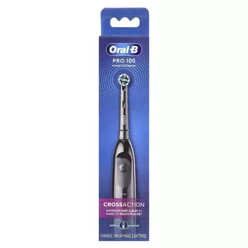 Oral-B, CrossAction Clinical электрическая зубная щетка, черная, 1 зубная щетка