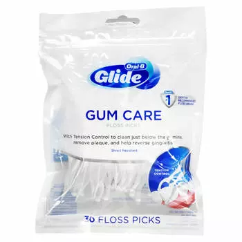 Oral-B, Glide, уход за деснами, одноразовая зубная нить, 30 шт.