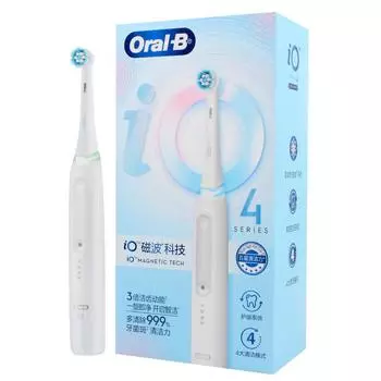 Oral B iO 4 Magnetic Tech электрическая зубная щетка для взрослых электрическая зубная щетка белый