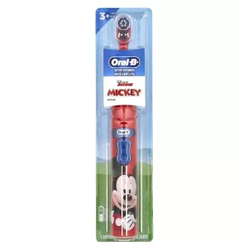 Oral-B Электрическая зубная щетка, Мягкая, Возраст 3+, Disney Youth Микки, 1 зубная щетка
