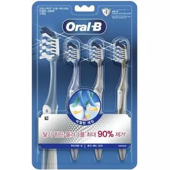 Oralbi Cross Action 35 Mo Отличная моющая зубная щетка, 3, 1