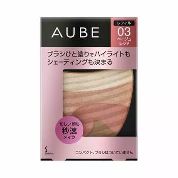 Orb Brush Cheek 03 Refill Beige Shading Single-Apply 5.7g (x 1)