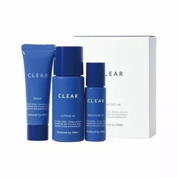 ORBIS Clear 3 Week Trial Set Facial Cleansing Foam & Lotion & Moisturizing Liquid Moist Medicinal Acne Skin Care Facial Cleanser 20g & Lotion 40ml & M