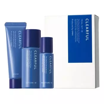 ORBIS Clearful 2 Week Trial Set Facial Cleansing Foam Lotion Moisturizing Liquid Moist Medicated Acne Sensitive Skin Skin Care Facial Cleanser 20g