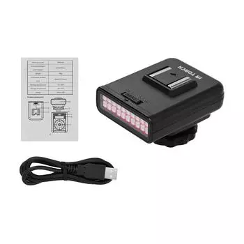 ORDRO LN-3 Studio IR LED Light USB Перезаряжаемый инфракрасный инфракрасный осветитель ночного видения для зеркальной фотокамеры чёрный